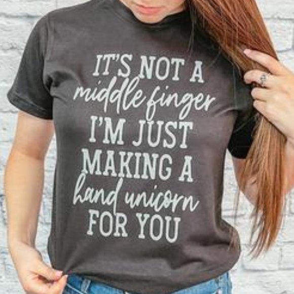 HAND UNICORN Handmade Graphic Tee - Picture 6 of 6